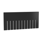 Black 6-Pack Short Bin Dividers for use with Akro-Grid Container 33-228 - Best Tool & Supply