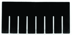 Black 6-Pack Long Bin Dividers for use with Akro-Grid Container 33-228 - Best Tool & Supply