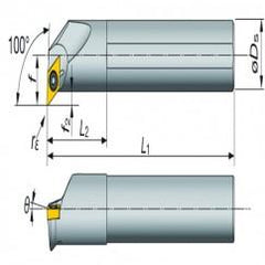 A16-SDXXL2-D20 Indexable Coolant Thru Boring Bar - Best Tool & Supply