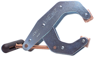 T-Handle Clamp With Cushion Handles - 1-1/4'' Throat Depth, 3'' Max. Opening - Best Tool & Supply
