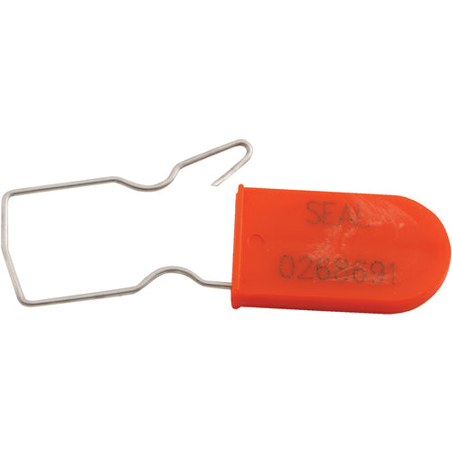 Red Polypropylene Security Seal 3″ - Exact Industrial Supply