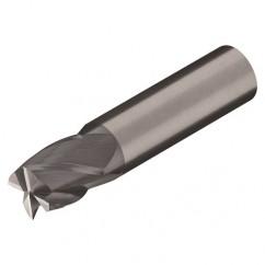 1/2" Dia. - 5/8" LOC - 2-1/2" OAL - 4 FL Carbide S/E HP End Mill-AlTiN - Best Tool & Supply