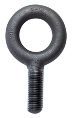 No Shoulder Plain Eye Bolt - 1-1/8-7 Thread, 2'' Eye Dia. - Best Tool & Supply