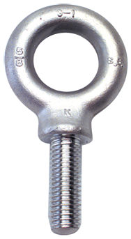 304 Stainless Eye Bolt - 1-8 Thread, 1-13/16'' Eye Dia. - Best Tool & Supply