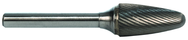 5/8 EdgeHog Tree Shape Radius End Carbide Bur SF-6 Standard Alt Diamond (Double) - Best Tool & Supply