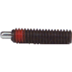 End Force Spring Plunger - 4 lbs Initial End Force, 31 lbs Final End Force (1″–8 Thread) - Best Tool & Supply