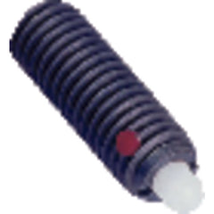 End Force Spring Plunger - 0.70 lbs Initial End Force, 2.3 lbs Final End Force (8–32 Thread) - Best Tool & Supply
