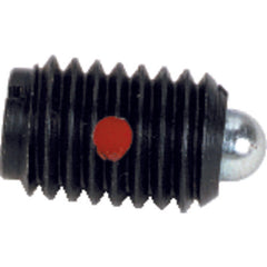 End Force Spring Plunger-Short - 0.50 lbs Initial End Force, 1.5 lbs Final End Force (8–36 Thread) - Best Tool & Supply
