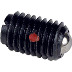 Ball Plunger - 3 lbs Initial End Force, 7 lbs Final End Force (1/4–20 Thread) - Best Tool & Supply