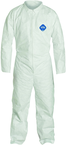 Tyvek® White Collared Zip Up Coveralls - Large (case of 25) - Best Tool & Supply