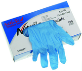 4 Mil Blue Powder Free Nitrile Gloves - Size Medium (case of 10 boxes of 100 gloves) - Best Tool & Supply