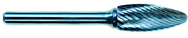 1/4 EdgeHog Flame Carbide Bur SH-1 Standard - Best Tool & Supply