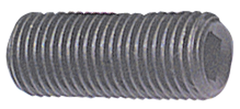 0-80 x 1/8 - Black Finish Heat Treated Alloy Steel - Socket Set Screws - Cup Point - Best Tool & Supply