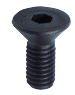 3/8-16 x 2 - Black Finish Heat Treated Alloy Steel - Cap Screws - Flat Head - Best Tool & Supply