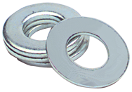 7/8 Bolt Size - Zinc Plated Carbon Steel - Flat Washer - Best Tool & Supply