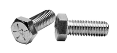 7/8-9 x 3 - Zinc / Yellow Plated Heat Treated Alloy Steel - Cap Screws - Hex - Best Tool & Supply