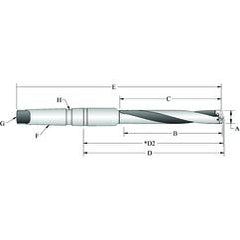 25010H-3IS45 T-A® Spade Blade Holder - Helical Flute- Series 1 - Best Tool & Supply