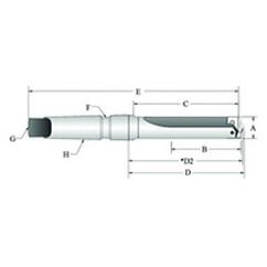 22025S-004IS T-A® Spade Blade Holder - Flute- Series 2.5 - Best Tool & Supply