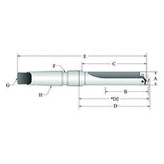 22010S-3IS-45 T-A® Spade Blade Holder - Flute- Series 1 - Best Tool & Supply