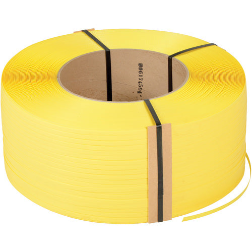 Yellow Poly Strapping 12900 Ft 9 × 8 - Exact Industrial Supply