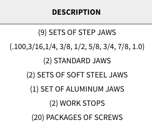 Snap Jaws - Advanced 4" Set - Part #  4PKG-100 - Best Tool & Supply