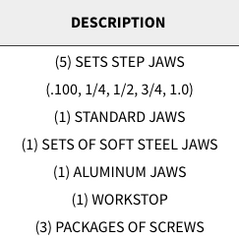 Snap Jaws - Basic 4" Set - Part #  4PKG-001 - Best Tool & Supply