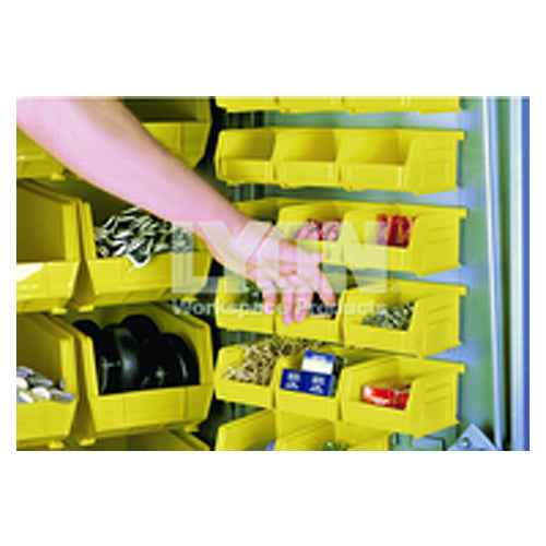 4 1/8″ × 5 3/8″ × 3″ - Yellow Small Plastic Bin - Best Tool & Supply