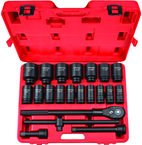 Tekton 22-Pc. 3/4" Dr Deep Impact Socket Set (Sae) - Best Tool & Supply