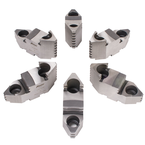 Hard Top Jaws for Scroll Chuck 10" 6-Jaw 6 Pc Set - Best Tool & Supply