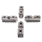 Hard Master Jaws for Scroll Chuck 5" 4-Jaw 4 Pc Set - Best Tool & Supply