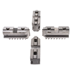 Hard Master Jaws for Scroll Chuck 6" 4-Jaw 4 Pc Set - Best Tool & Supply