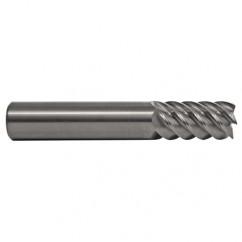 4.5mm TuffCut SS 6 Fl High Helix Non-Center Cutting End Mill - Best Tool & Supply