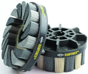 100mm x 18mm - 180 Grit - Nampower™ Nylon Abrasive Turbine Brush - Best Tool & Supply