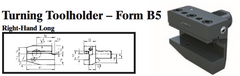 VDI Turning Toolholder - Form B5 (Right-Hand Long) - Part #: CNC86 25.5025 - Best Tool & Supply