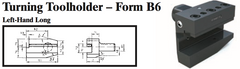 VDI Turning Toolholder - Form B6 (Left-Hand Long) - Part #: CNC86 26.5025 - Best Tool & Supply
