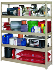 60 x 18 x 72" (5 Shelves) - Heavy Duty Boltless Storage Shelving - Best Tool & Supply
