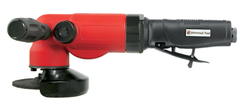 #UT8785-5 - 4-1/2" Right Angle - Air Powered Grinder - Side Exhaust - Best Tool & Supply