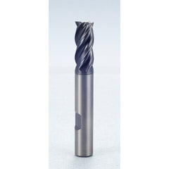 4 × 6 × 20 × 70 mm 2 Flute Square End Carbide End Mill-Plain Shank - Exact Industrial Supply