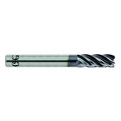 1/4 x 1/4 x 3/4 x 2-1/2 5Fl .060 C/R Carbide End Mill - TiALN - Best Tool & Supply