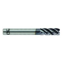 5/8 x 5/8 x 1-1/4 x 3-1/2 5Fl .060 C/R Carbide End Mill - TiALN - Best Tool & Supply