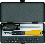 ESD TorqueVario-S Handle 15-80 in oz Micro Bit 24 Piece Set In Storage Box - Best Tool & Supply