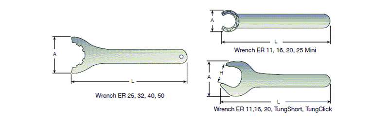 WRENCH ER50 SPARE PARTS - Best Tool & Supply