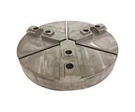 Round Chuck Jaws - Acme Serrated Key Type - Chuck Size 8" inches - Part #  RAC-8200CI - Best Tool & Supply
