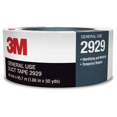 3M General Use Duct Tape 2929 Silver 1.88″ × 50 yd 5.5 mil Individually Wrapped Conveniently Packaged - Best Tool & Supply