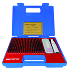 240 Pc. X-Tended Range Pin Gage Set .011 - .250" in .001" Increments (Plus) - Best Tool & Supply