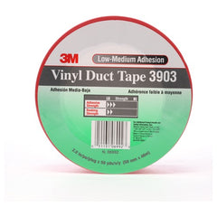 3M Vinyl Duct Tape 3903 Red 2″ × 50 yd 6.5 mil 2 Individually Wrapped Conveniently Packaged - Best Tool & Supply