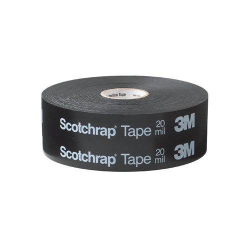 3M Scotchrap Vinyl Corrosion Protection Tape 51 1″ × 100 ft Unprinted Black - Best Tool & Supply