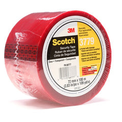 Scotch Security Message Box Sealing Tape 3779 Clear 72 mm × 100 m - Best Tool & Supply