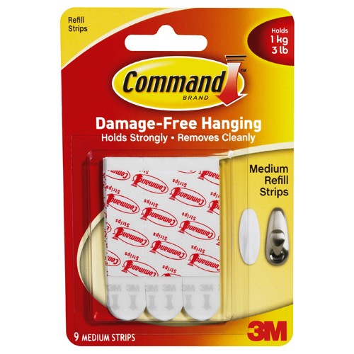 Command™ Medium Refill Strips Alt Mfg # 03014