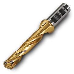 TD2200110C8R01 5xD Gold Twist Drill Body-Universal Flat Shank - Best Tool & Supply